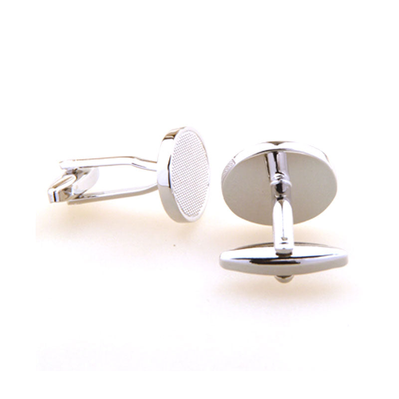 Plain Colour Metal Cufflinks