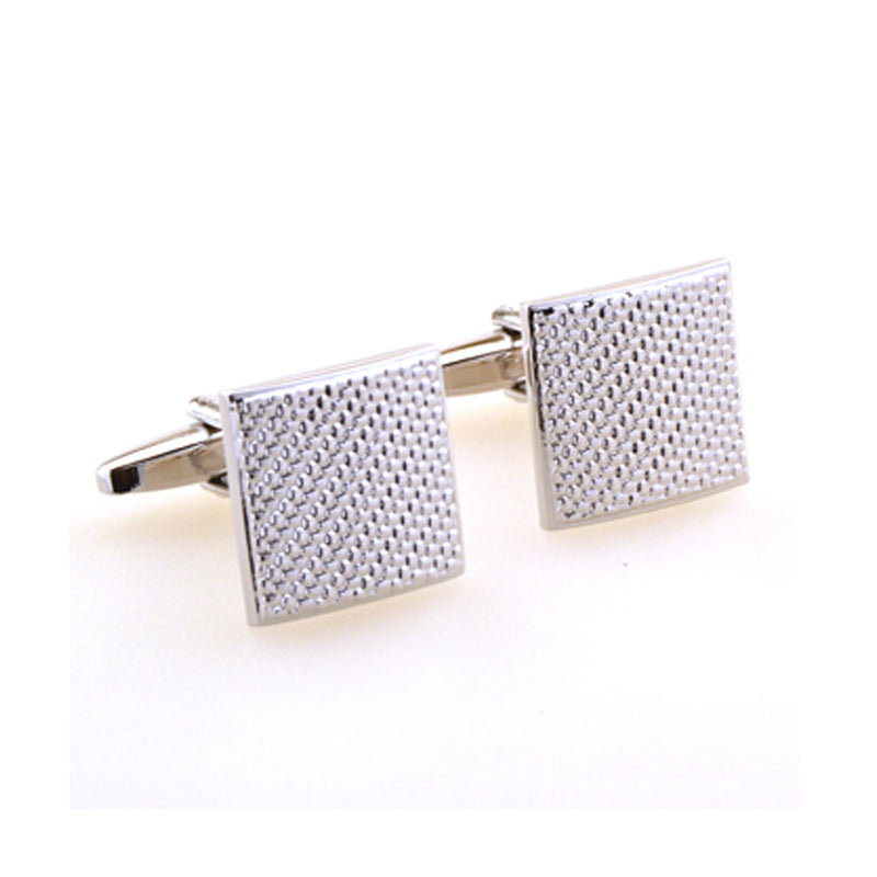 Plain Colour Metal Cufflinks