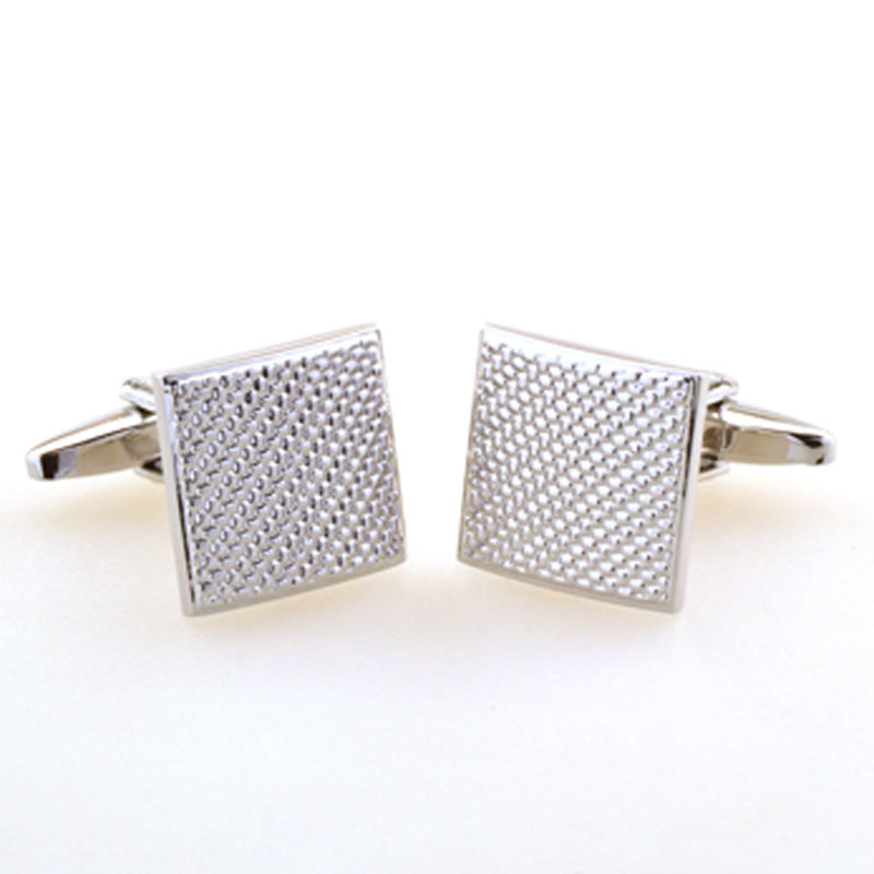 Plain Colour Metal Cufflinks