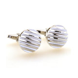 Plain Colour Metal Cufflinks