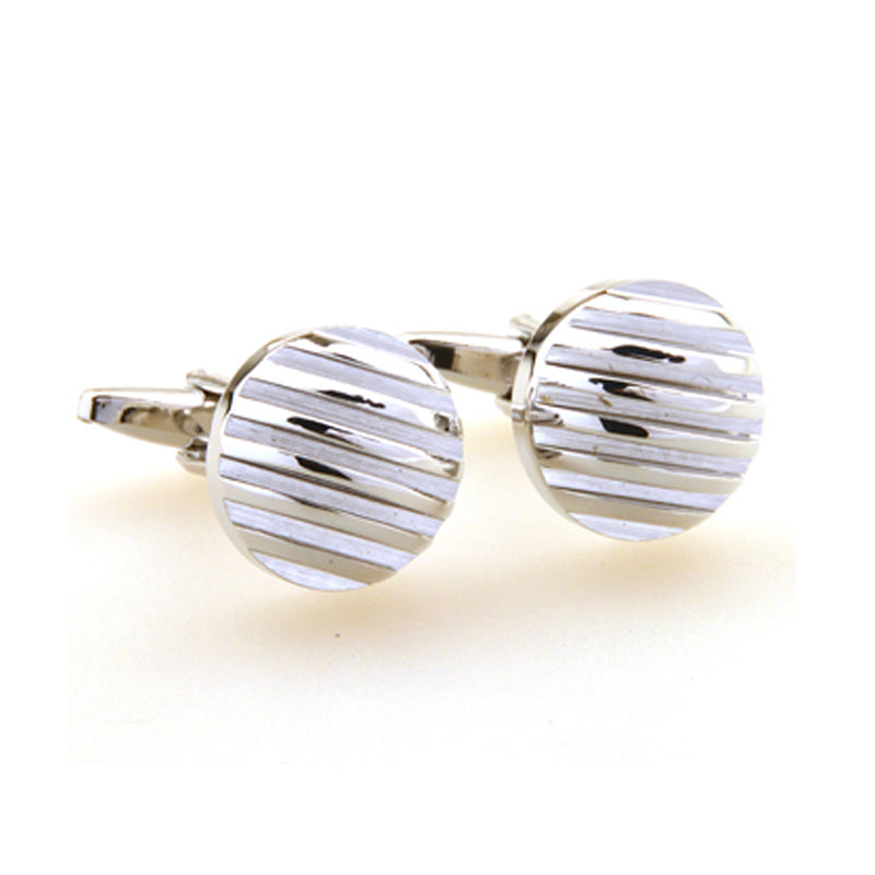 Plain Colour Metal Cufflinks