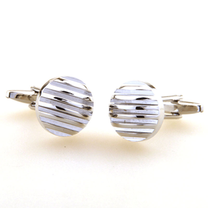 Plain Colour Metal Cufflinks