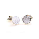Plain Colour Metal Cufflinks