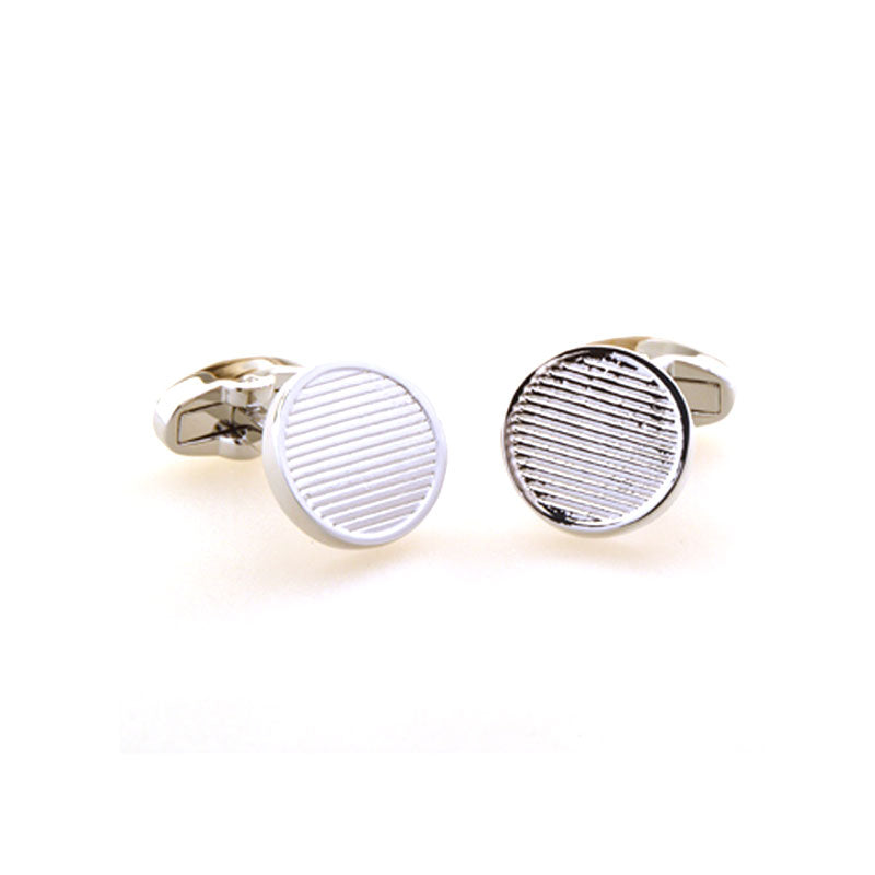 Plain Colour Metal Cufflinks