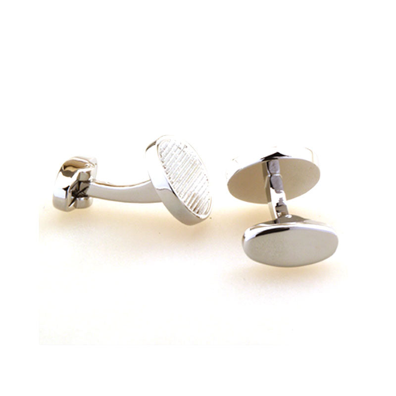 Plain Colour Metal Cufflinks