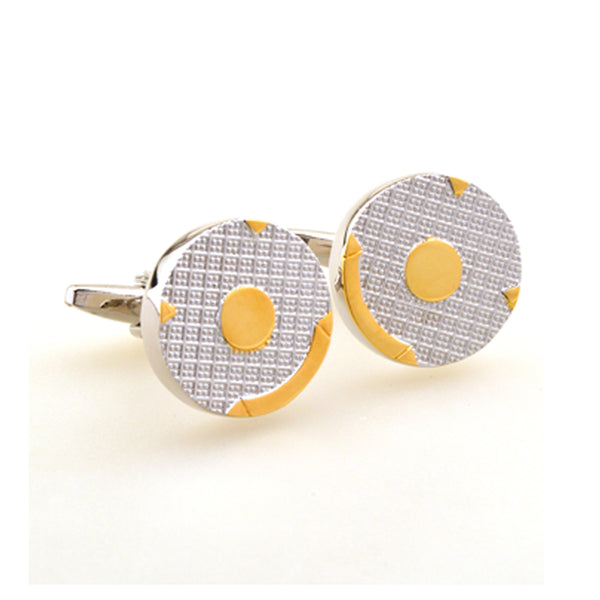 Plain Colour Metal Cufflinks