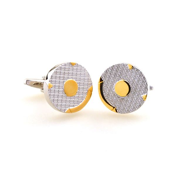 Plain Colour Metal Cufflinks