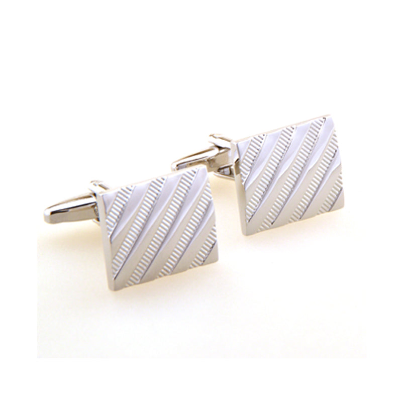 Plain Colour Metal Cufflinks