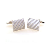 Plain Colour Metal Cufflinks