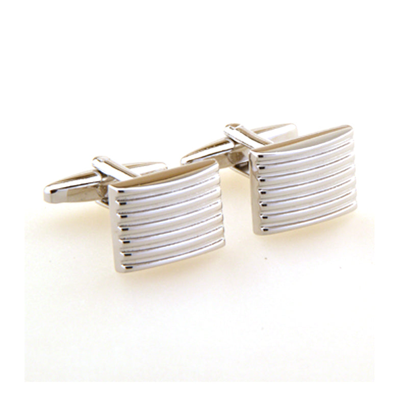 Plain Colour Metal Cufflinks