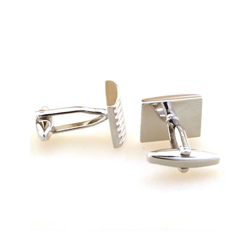 Plain Colour Metal Cufflinks