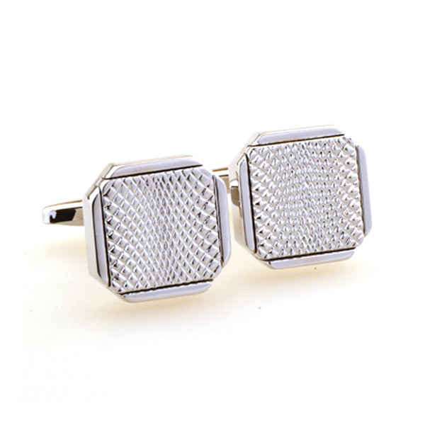 Plain Colour Metal Cufflinks