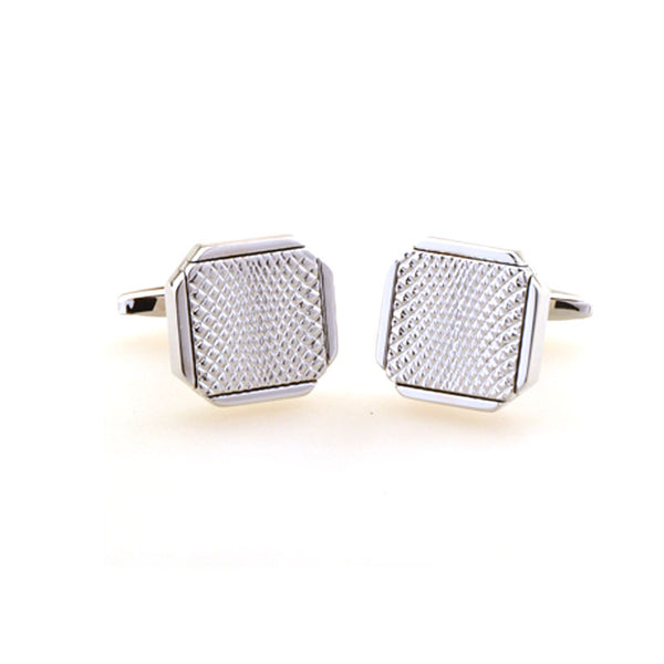 Plain Colour Metal Cufflinks