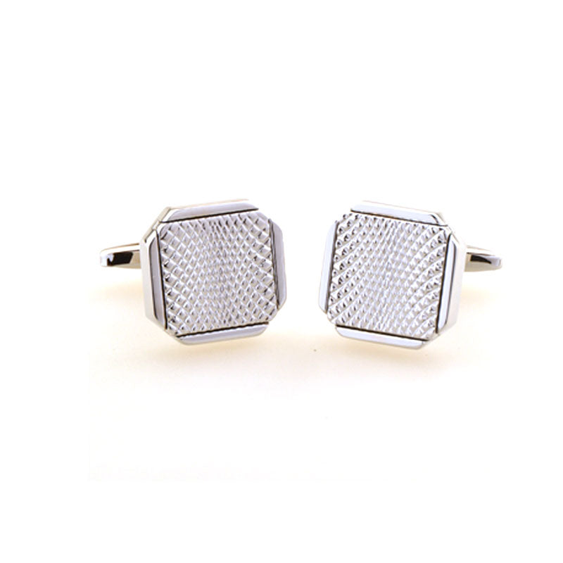 Plain Colour Metal Cufflinks