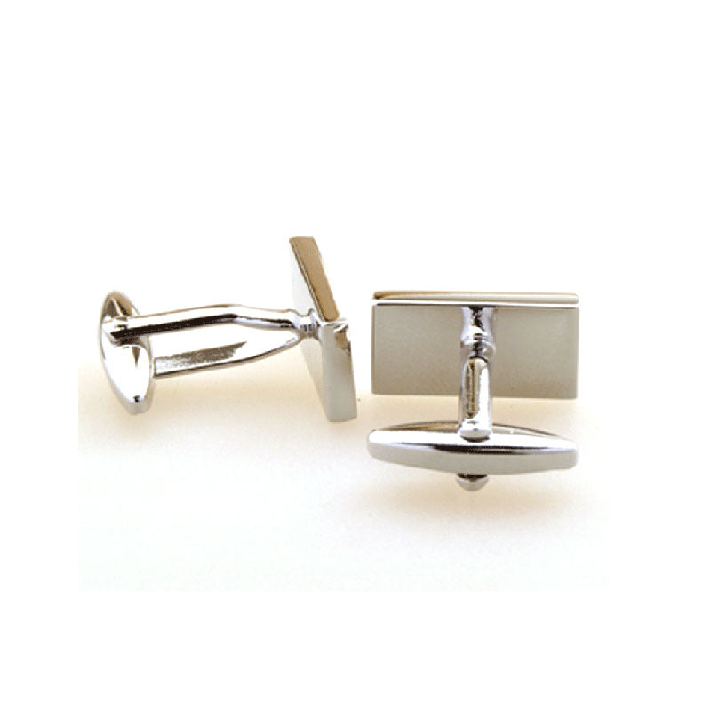 Plain Colour Metal Cufflinks