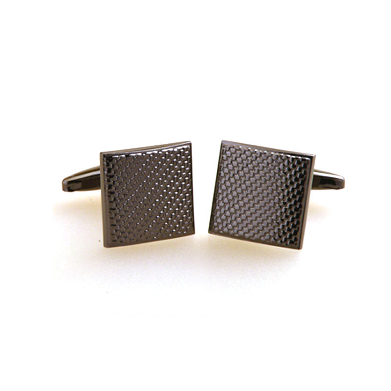 Plain Colour Metal Cufflinks