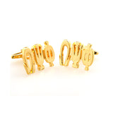 Plain Colour Metal Cufflinks