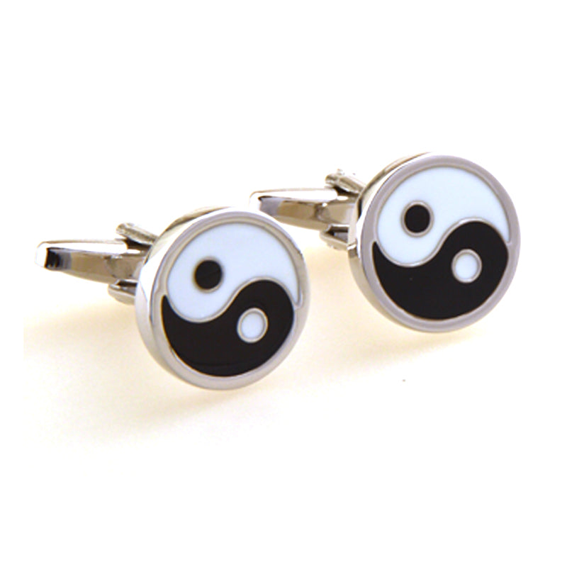 European & American Classical Enamel Dropping Glue Cufflinks