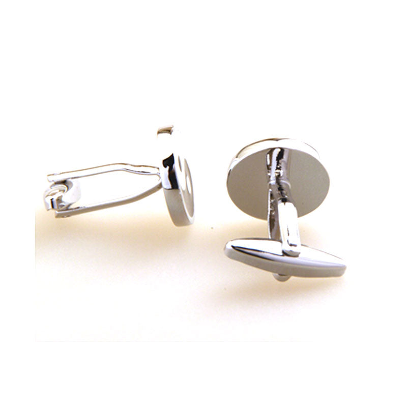 European & American Classical Enamel Dropping Glue Cufflinks