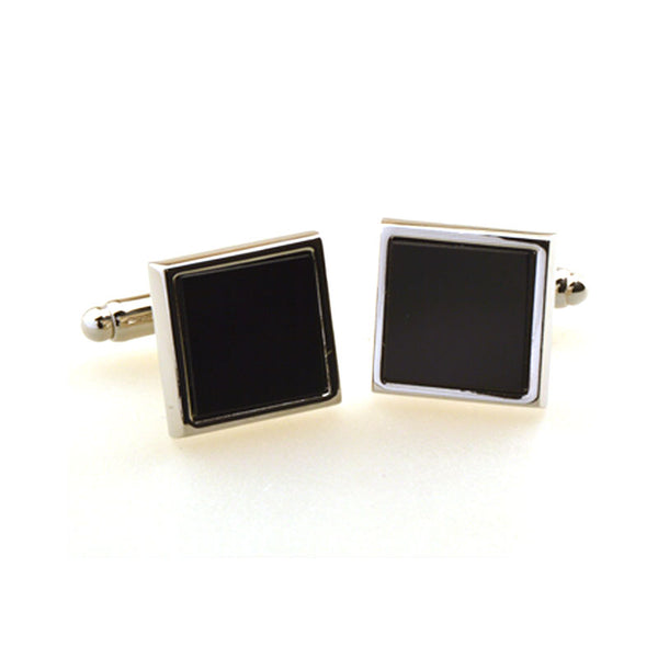 Enamel Dropping Glue Cufflinks