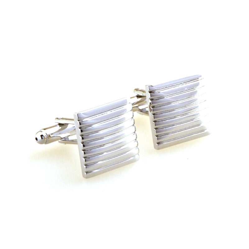 Plain Colour Metal Cufflinks