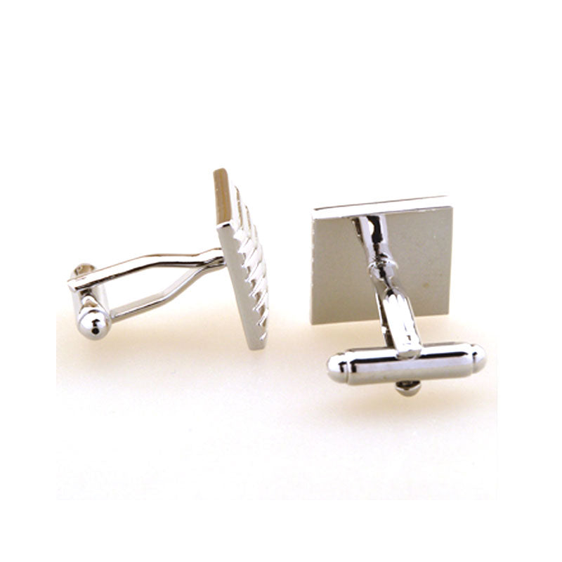 Plain Colour Metal Cufflinks