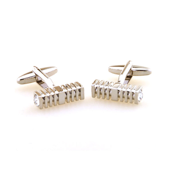 Crystal Zircon Cufflinks