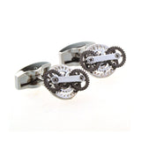 Sports Technology Plain Colour Metal Cufflinks