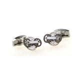 Sports Technology Plain Colour Metal Cufflinks