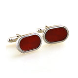 Enamel Dropping Glue Cufflinks