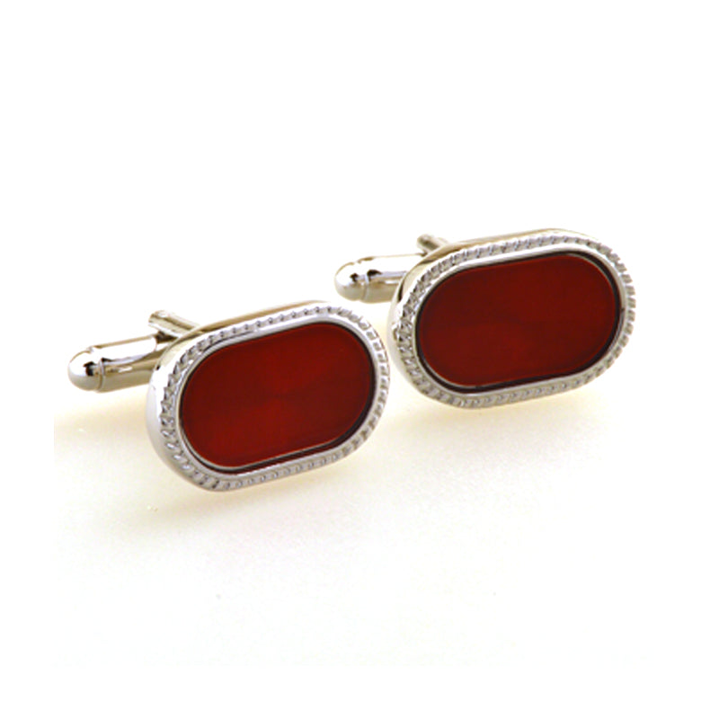 Enamel Dropping Glue Cufflinks