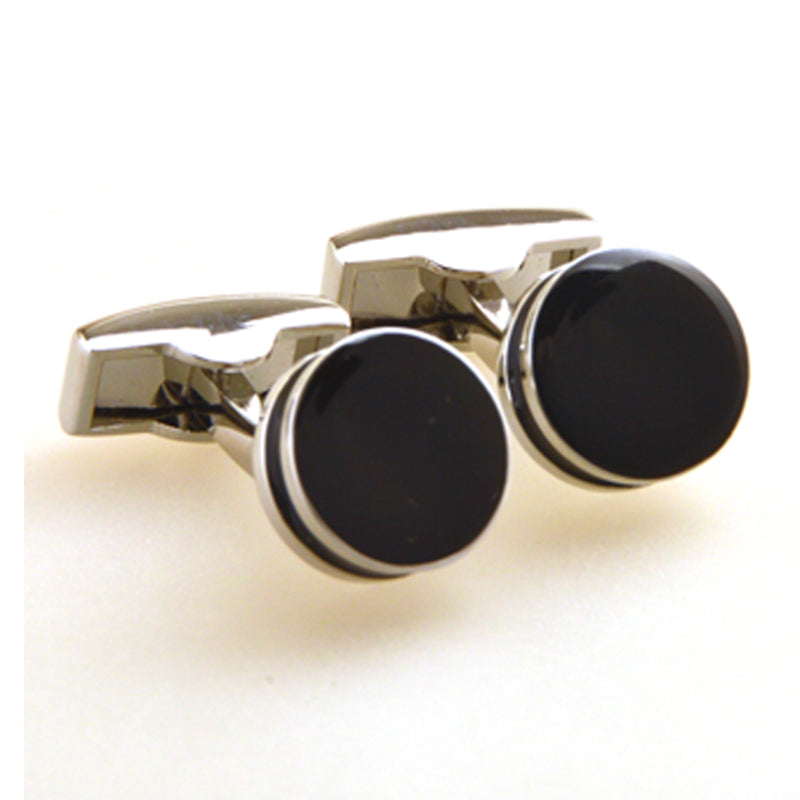 Enamel Dropping Glue Cufflinks
