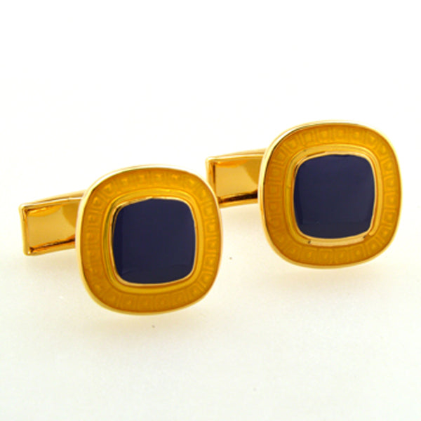 Enamel Dropping Glue Cufflinks
