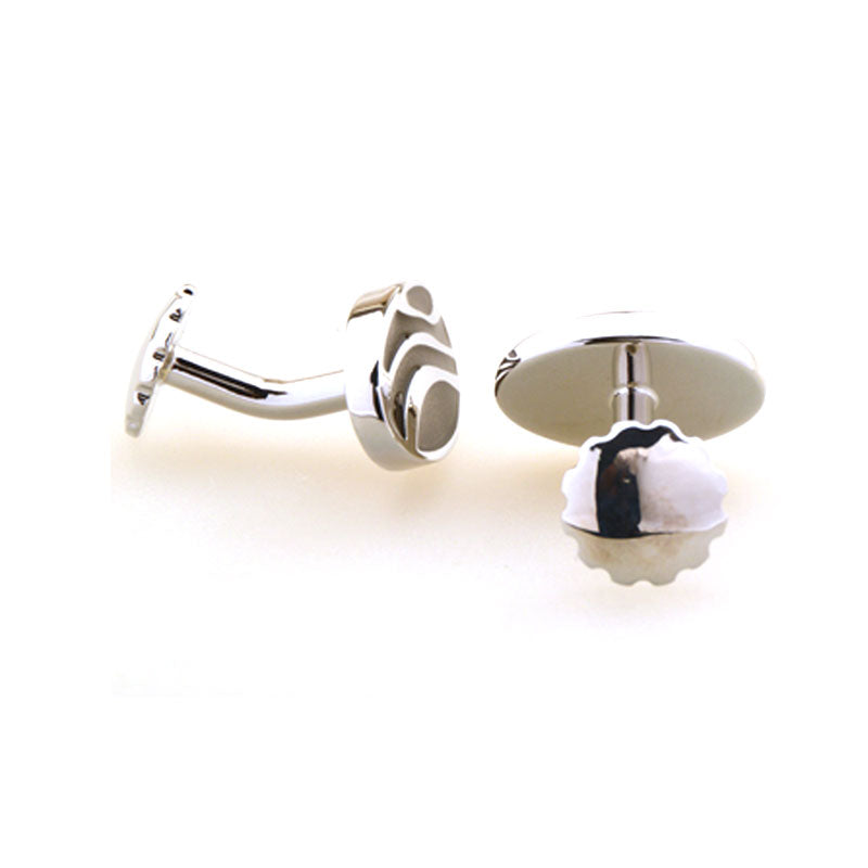 Enamel Dropping Glue Cufflinks