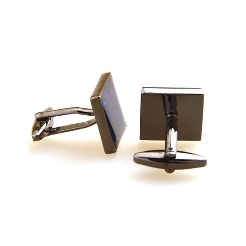 Enamel Dropping Glue Cufflinks