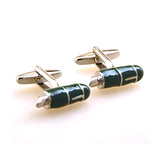 Enamel Dropping Glue Cufflinks