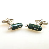 Enamel Dropping Glue Cufflinks