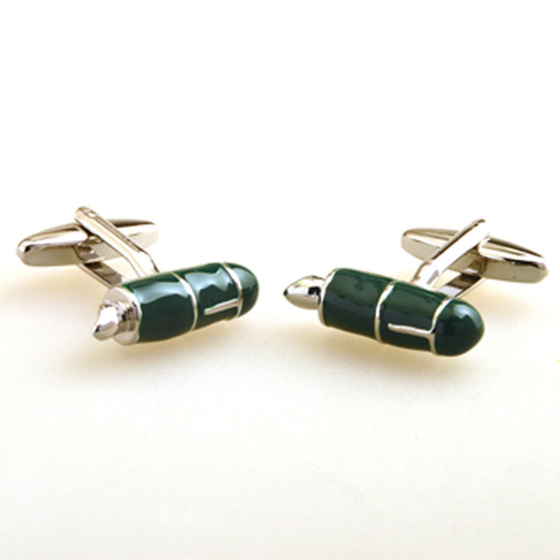 Enamel Dropping Glue Cufflinks