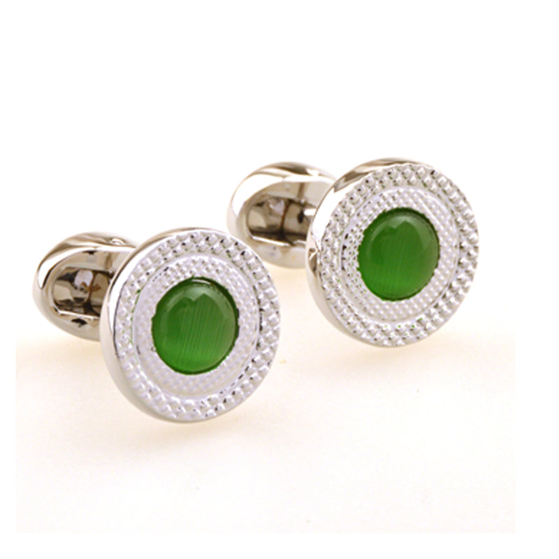 Cateye Glass Cufflinks