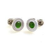 Cateye Glass Cufflinks