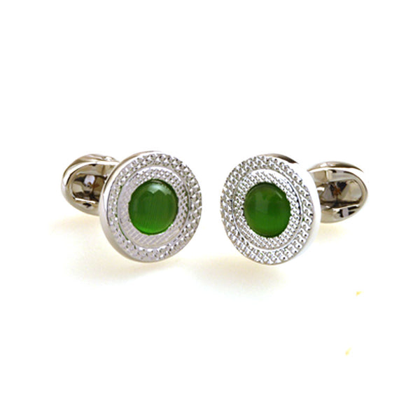 Cateye Glass Cufflinks