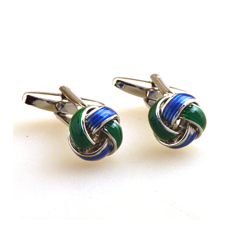 Enamel Dropping Glue Cufflinks