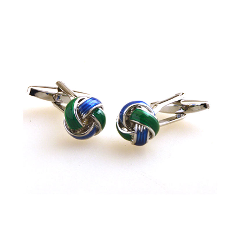 Enamel Dropping Glue Cufflinks