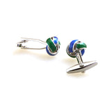 Enamel Dropping Glue Cufflinks
