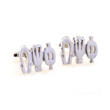 Plain Colour Metal Cufflinks