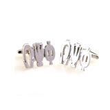 Plain Colour Metal Cufflinks