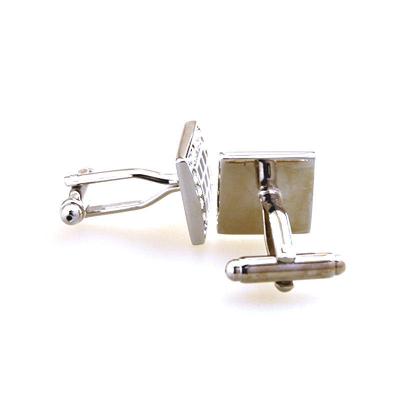 Crystal Zircon Cufflinks