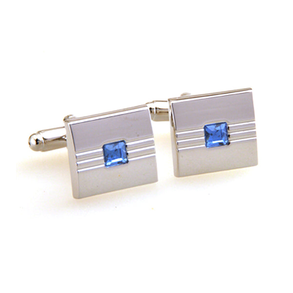 Crystal Zircon Cufflinks