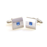 Crystal Zircon Cufflinks