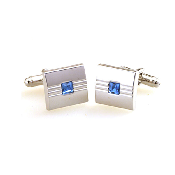 Crystal Zircon Cufflinks